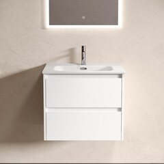 Тумба под раковину Sancos Libra 60 см подвесная белая (LB60W) - фото 5