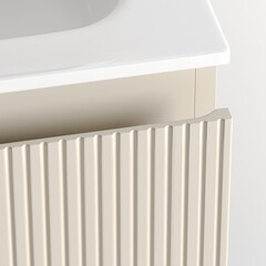 Тумба под раковину Sancos Snob T 100 см подвесная левая beige soft (SNT100LCE) - фото 8