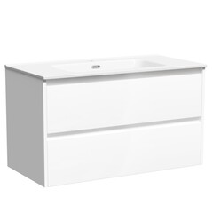 Изображение товара Тумба под раковину Sancos Libra 90 см подвесная белая (LB90W)