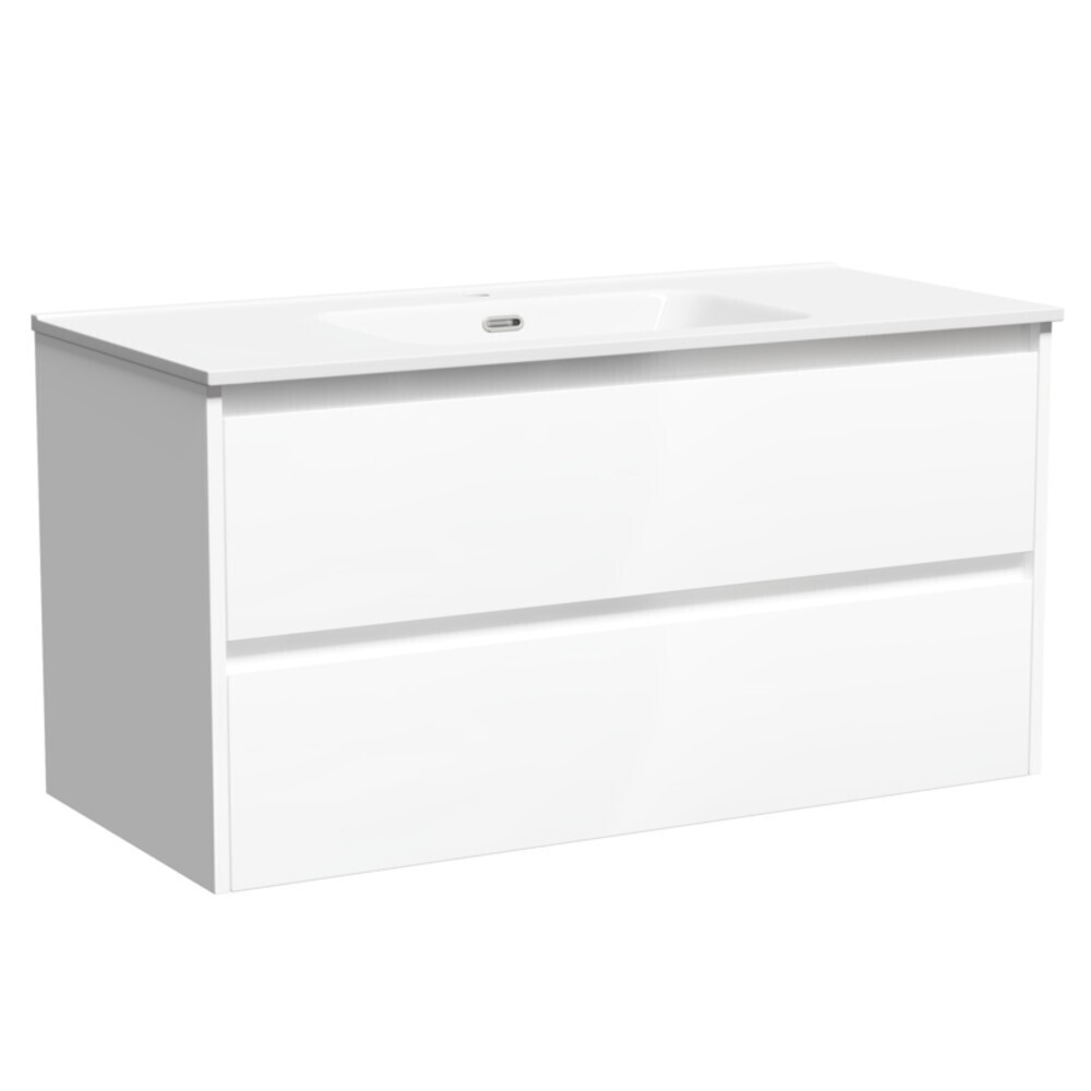 Тумба под раковину Sancos Libra 100 см подвесная белая (LB100W)