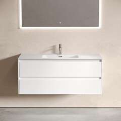 Тумба под раковину Sancos Libra 120 см подвесная белая (LB120-1W) - фото 6