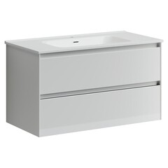 Изображение товара Тумба под раковину Sancos Cento 90 см подвесная белый глянец (CN90W)