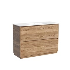 Изображение товара Тумба под раковину Sancos Libra 120 см подвесная дуб чарльстон (LB120-1ECH)
