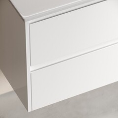 Тумба под раковину Sancos Libra 80 см подвесная белая (LB80W) - фото 3