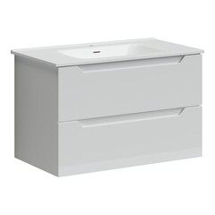 Тумба под раковину Sancos Norma 2.0 80 см подвесная белая (NR2.080W) - фото 1