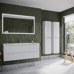 Тумба под раковину Sancos Norma 2.0 120 см подвесная белая (NR2.0120-1W) - фото 4