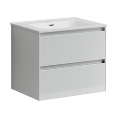 Изображение товара Тумба под раковину Sancos Cento 60 см подвесная белый глянец (CN60W)