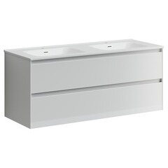 Изображение товара Тумба под раковину Sancos Cento 120 см подвесная белый глянец (CN120-2W)