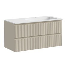 Тумба под раковину Sancos Snob T 100 см подвесная правая beige soft (SNT100RCE)