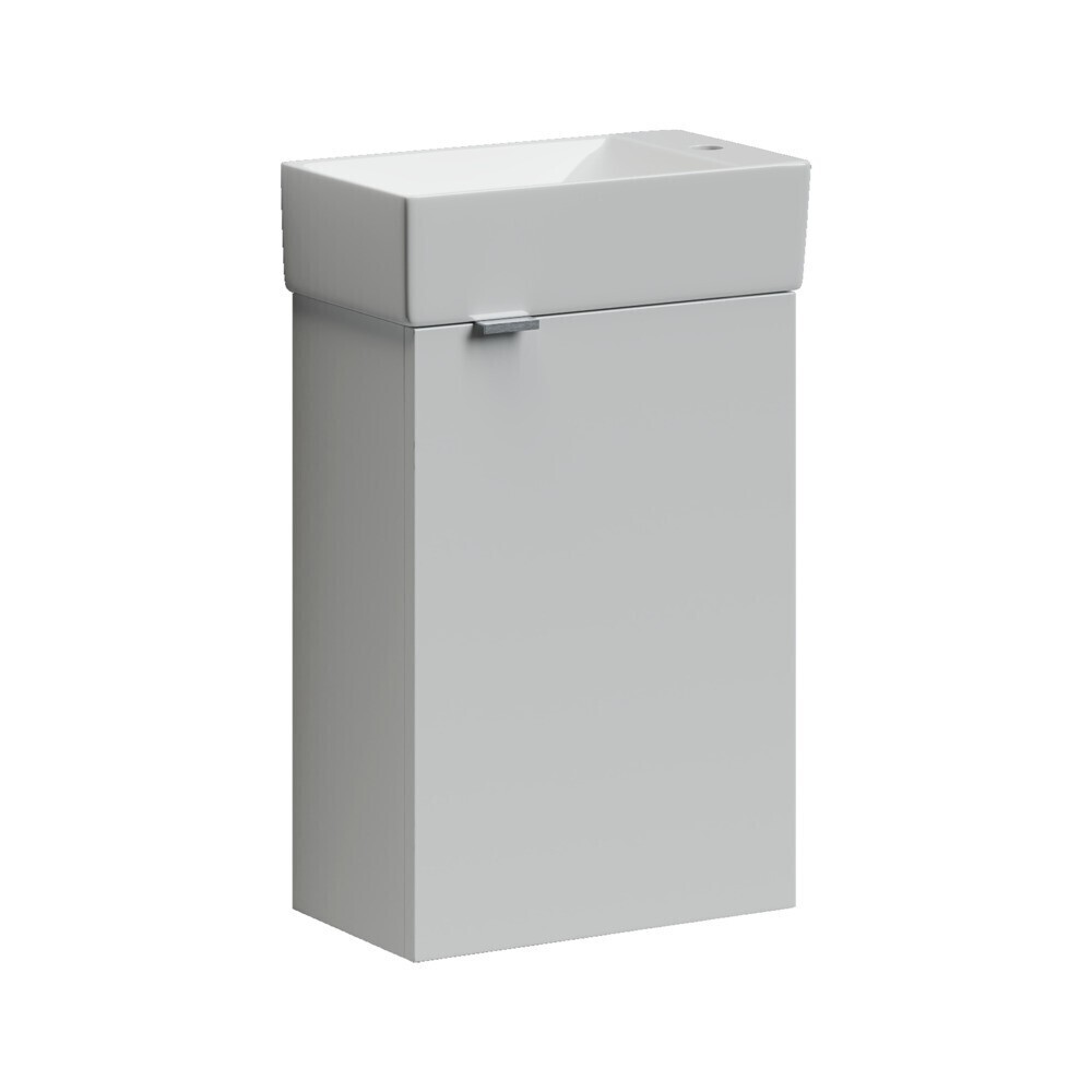 Изображение товара Тумба под раковину Sancos Mini 40 см подвесная правая белый глянец (MN35WR)