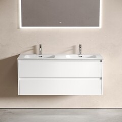 Тумба под раковину Sancos Libra 120 см подвесная белая (LB120-2W) - фото 5