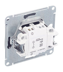 Выключатель Systeme Electric Glossa одноклавишный встраиваемый антрацит (GSL000711) - фото 2