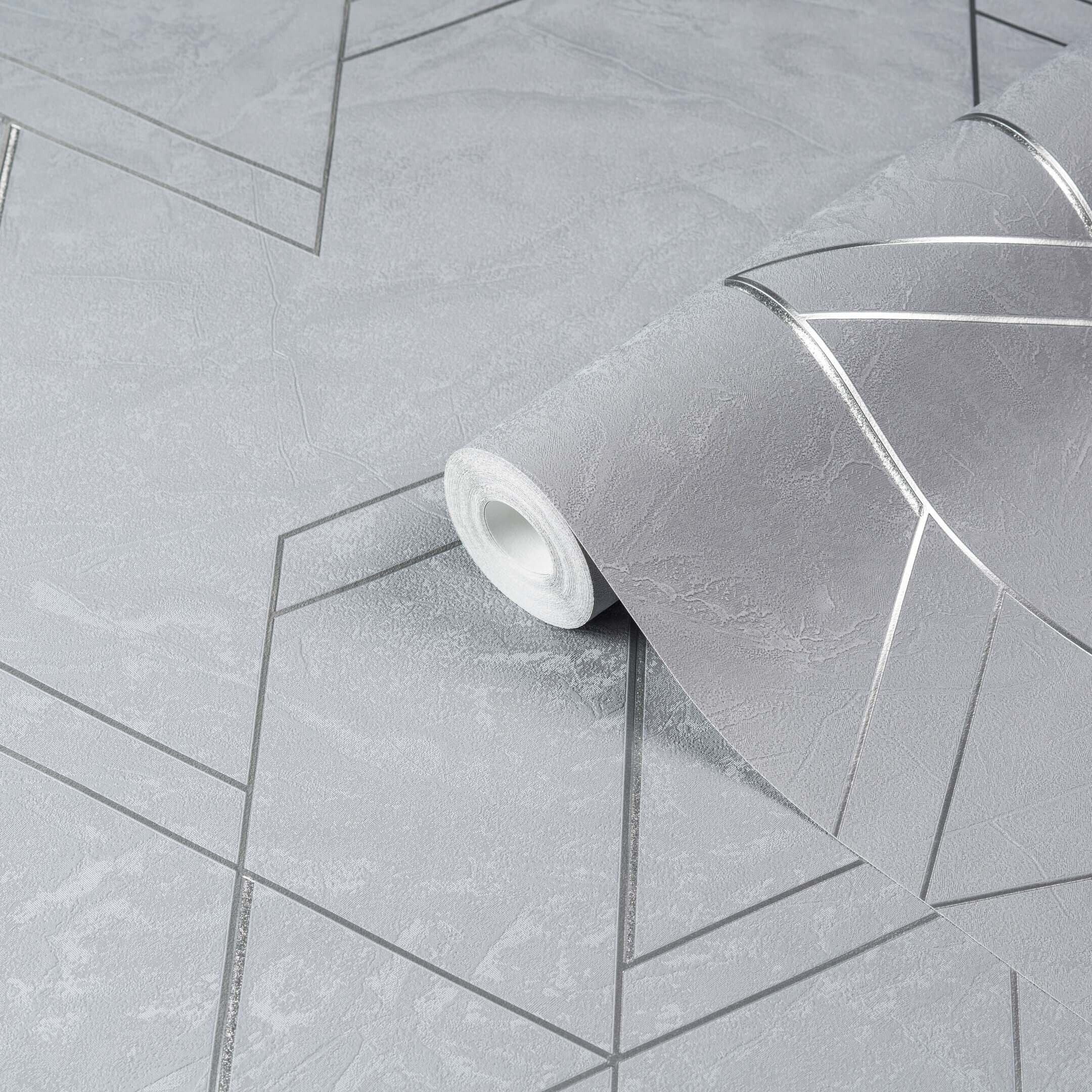 Изображение товара Обои компакт-винил на флизелиновой основе Palitra Family Maks FM72487-64 1,06х10,05 м серые