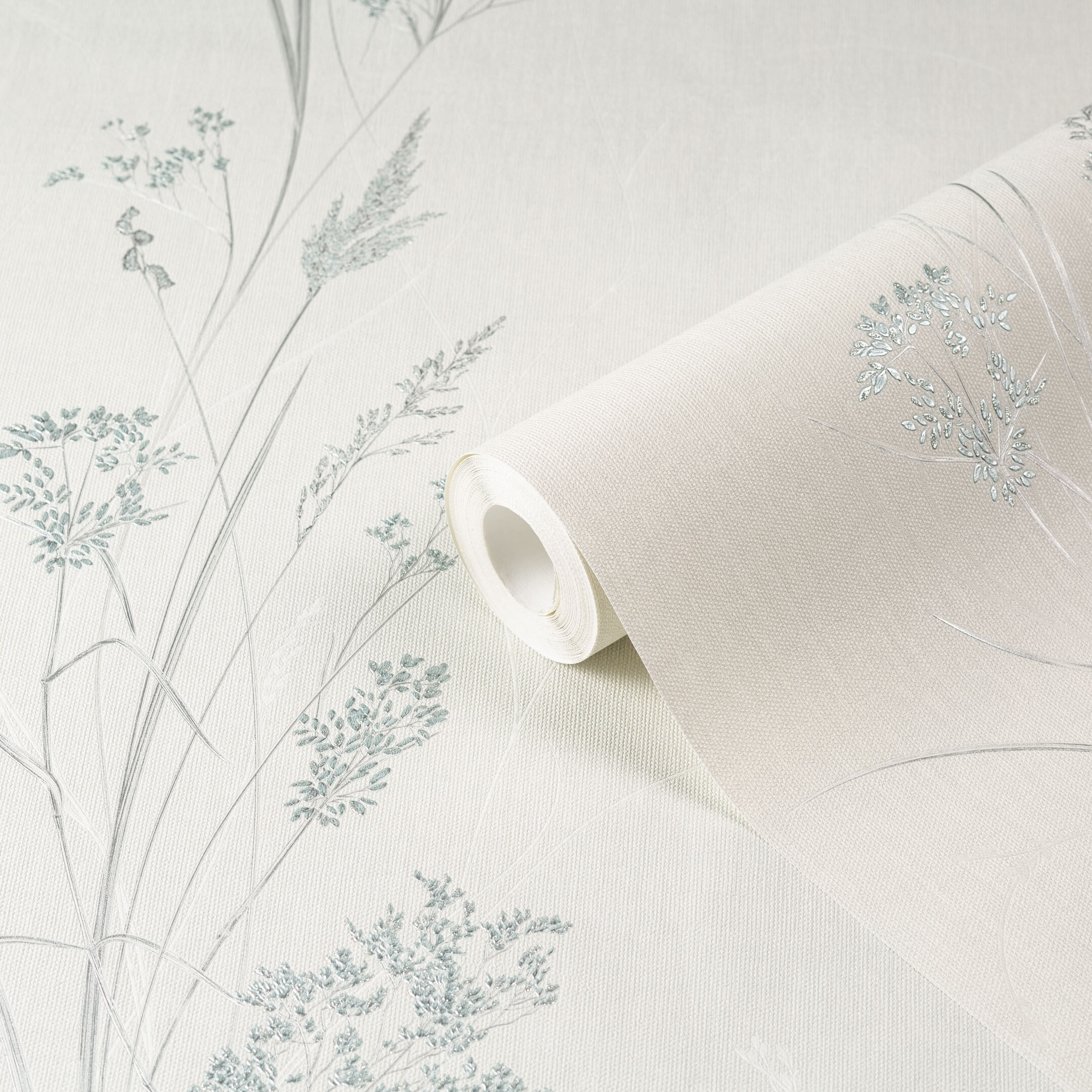 Изображение товара Обои компакт-винил на флизелиновой основе Palitra Family Timi FM72489-11 1,06x10,05 м белые цветы