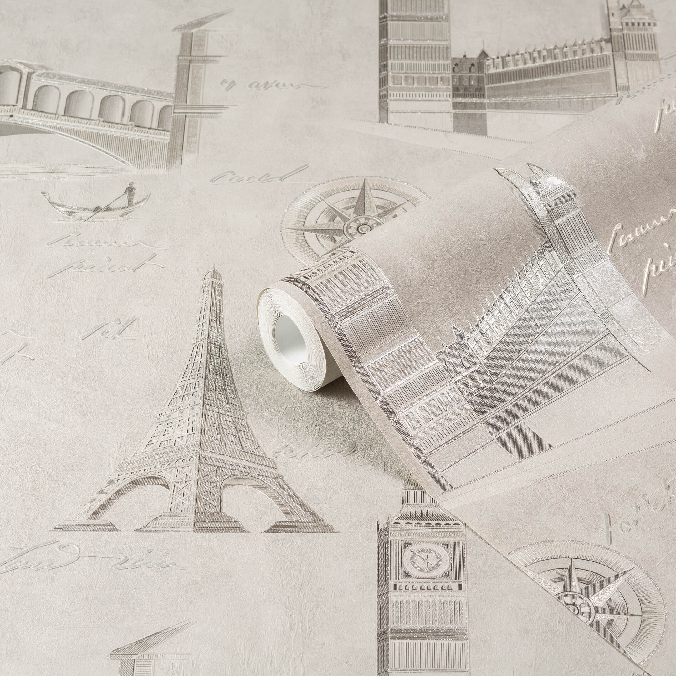 

Обои компакт-винил на флизелиновой основе Palitra Life Travel Wall PL72406-42 (1,06х10,05 м), Бежевый