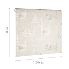 Обои компакт-винил на флизелиновой основе Palitra Life Travel Wall PL72406-42 (1,06х10,05 м) - фото 2