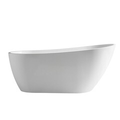 Ванна акриловая Abber 170х71 см отдельностоящая с ножками (AB9501) - фото 4