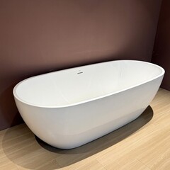 Ванна акриловая Abber 160х81,5 см отдельностоящая с ножками (AB9263-1.6) - фото 5