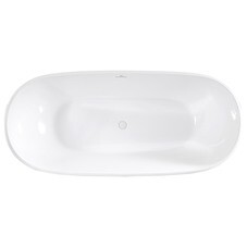 Ванна акриловая Abber 160х81,5 см отдельностоящая с ножками (AB9263-1.6)