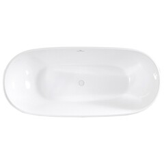 Ванна акриловая Abber 160х81,5 см отдельностоящая с ножками (AB9263-1.6) - фото 1