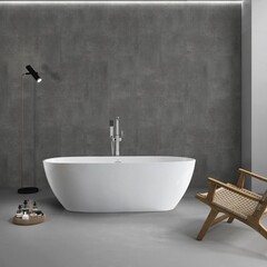 Ванна акриловая Abber 160х81,5 см отдельностоящая с ножками (AB9263-1.6) - фото 3