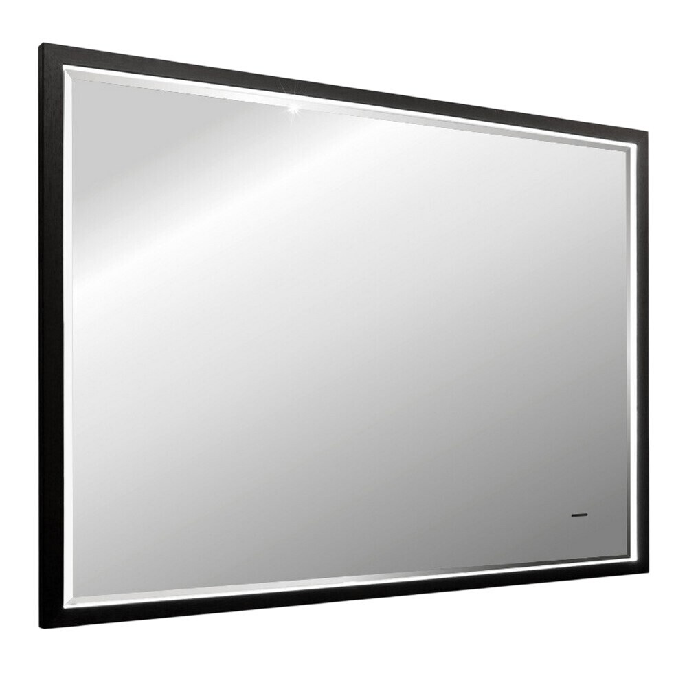 

Зеркало с подсветкой прямоугольное  см в раме черной бесконтактный сенсор с диммером Abber See (AG6110SCL-0.8, Черный