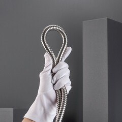 Шланг для душа РМС SH 1500 мм нержавеющая сталь хром (SH 01) - фото 2