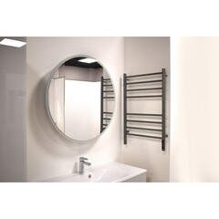 Полотенцесушитель электрический Terminus Аврора П8 800х532 мм 168 Вт с терморегулятором графит - фото 2