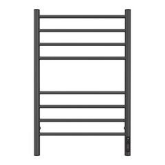 Полотенцесушитель электрический Terminus Аврора П8 800х532 мм 168 Вт с терморегулятором графит - фото 4