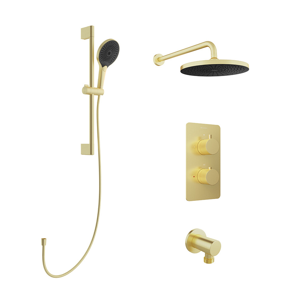 Изображение товара Душевая система Aqueduto Aceno встраиваемая с верхним душем с лейкой золото (ACE4B10050) Изображение товара Душевая система Aqueduto Aceno встраиваемая с верхним душем с лейкой золото (ACE4B10050)