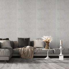 Панель самоклеящаяся ПВХ 600х300х2 мм Grace Нова Ирис серый гранд 1,08 кв.м (6 шт.) - фото 3