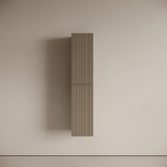 Пенал Sancos Code 35 см подвесной серо-бежевый - фото 3