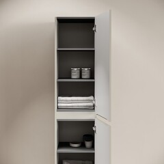 Пенал Sancos Code 35 см подвесной белый - фото 7