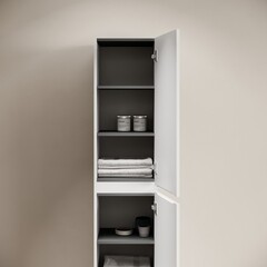 Пенал Sancos Code 35 см подвесной белый - фото 5