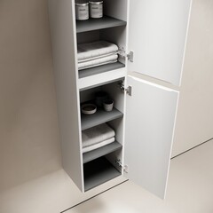 Пенал Sancos Code 35 см подвесной белый - фото 3