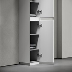 Пенал Sancos Libra Floor 35 см напольный белый - фото 18