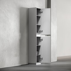 Пенал Sancos Libra Floor 35 см напольный белый - фото 13