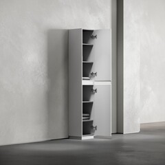 Пенал Sancos Libra Floor 35 см напольный белый - фото 12