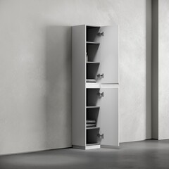 Пенал Sancos Libra Floor 35 см напольный белый - фото 9