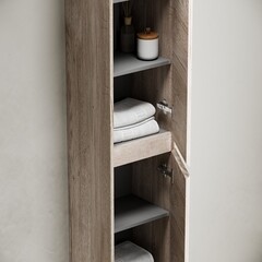 Пенал Sancos Libra Floor 35 см напольный дуб галифакс натуральный - фото 12