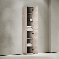 Пенал Sancos Libra Floor 35 см напольный дуб галифакс натуральный - фото 6