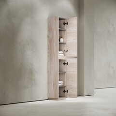 Пенал Sancos Libra Floor 35 см напольный дуб галифакс натуральный - фото 4