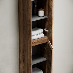 Пенал Sancos Libra Floor 35 см напольный дуб чарльстон - фото 10