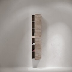 Пенал Sancos Libra 35 см подвесной дуб галифакс натуральный - фото 13