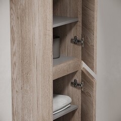 Пенал Sancos Libra 35 см подвесной дуб галифакс натуральный - фото 5