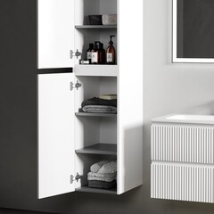 Пенал Sancos Snob R 35 см подвесной bianco - фото 6