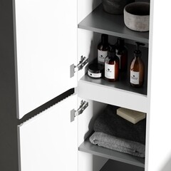 Пенал Sancos Snob R 35 см подвесной bianco - фото 5