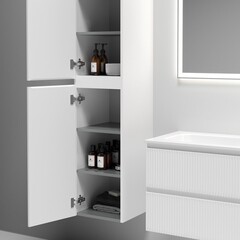 Пенал Sancos Snob T 35 см подвесной bianco - фото 5