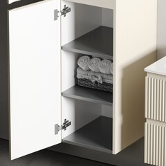 Пенал Sancos Snob R 35 см подвесной beige soft - фото 4