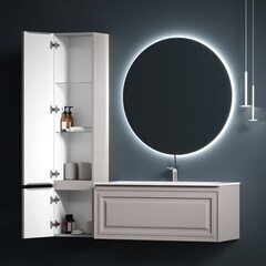 Пенал Sancos Very 35 см подвесной левый doha soft - фото 3